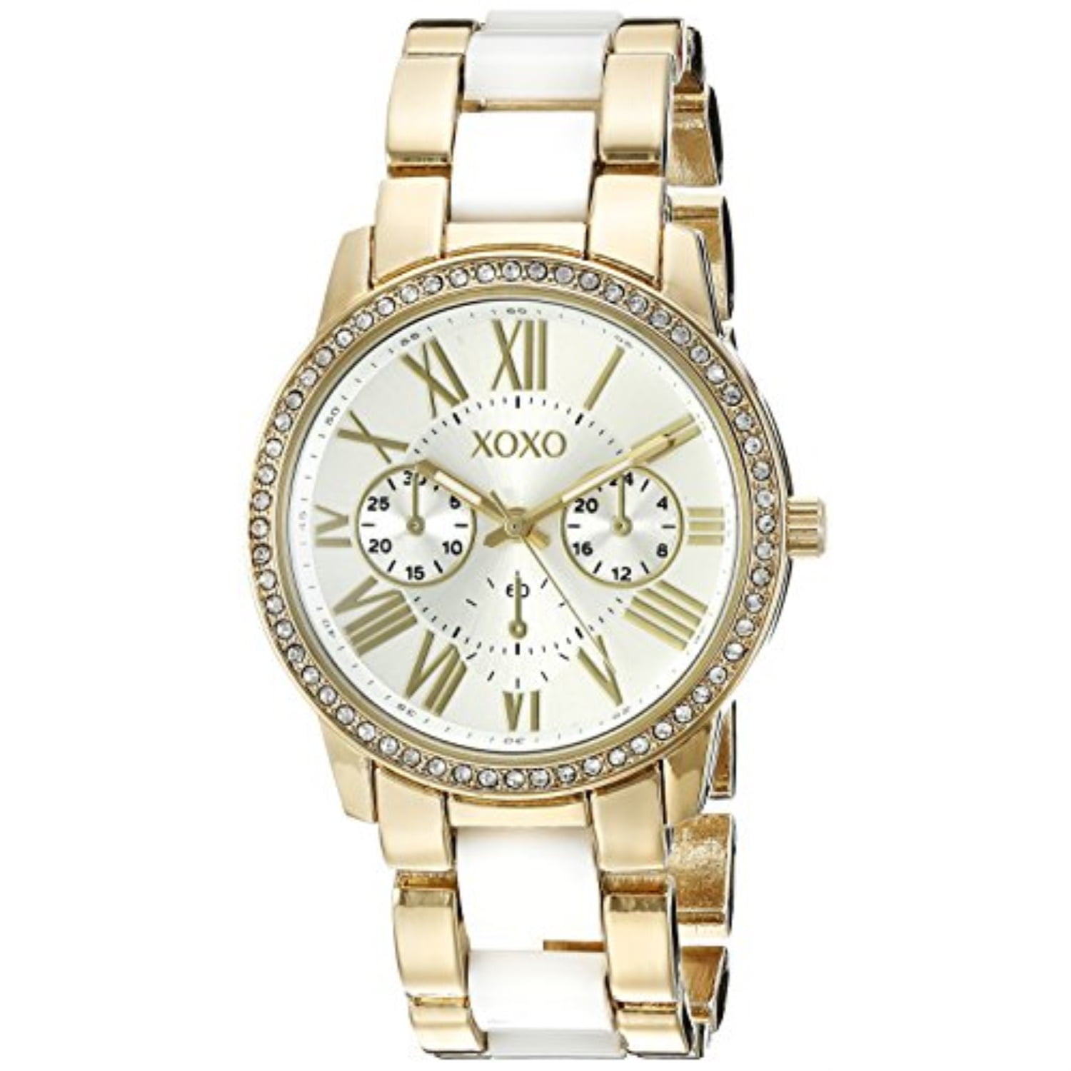 XOXO xoxo women's xo5875 analog display analog quartz two tone watch