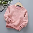 thumbnail image 2 of LNMQLPDBS Baby Boys Twist Knit Sweater Toddler Cable Pullover Kids Round Neck Warm Jumper Newborn Soft Top Infant Casual Long Sleeve Shirt Boys Fall Winter School Daily Wear, 2 of 9