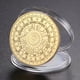 thumbnail image 3 of Regalo coleccionable de monedas conmemorativas chapadas en oro de constelación de 5 uds (cáncer), 3 of 7