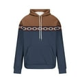 thumbnail image 4 of Blczomt Western Mens Sweatshirt Hoodie Pullover Sweatshirt Winter Blue Long Sleeve Aztec Fashion, 4 of 4
