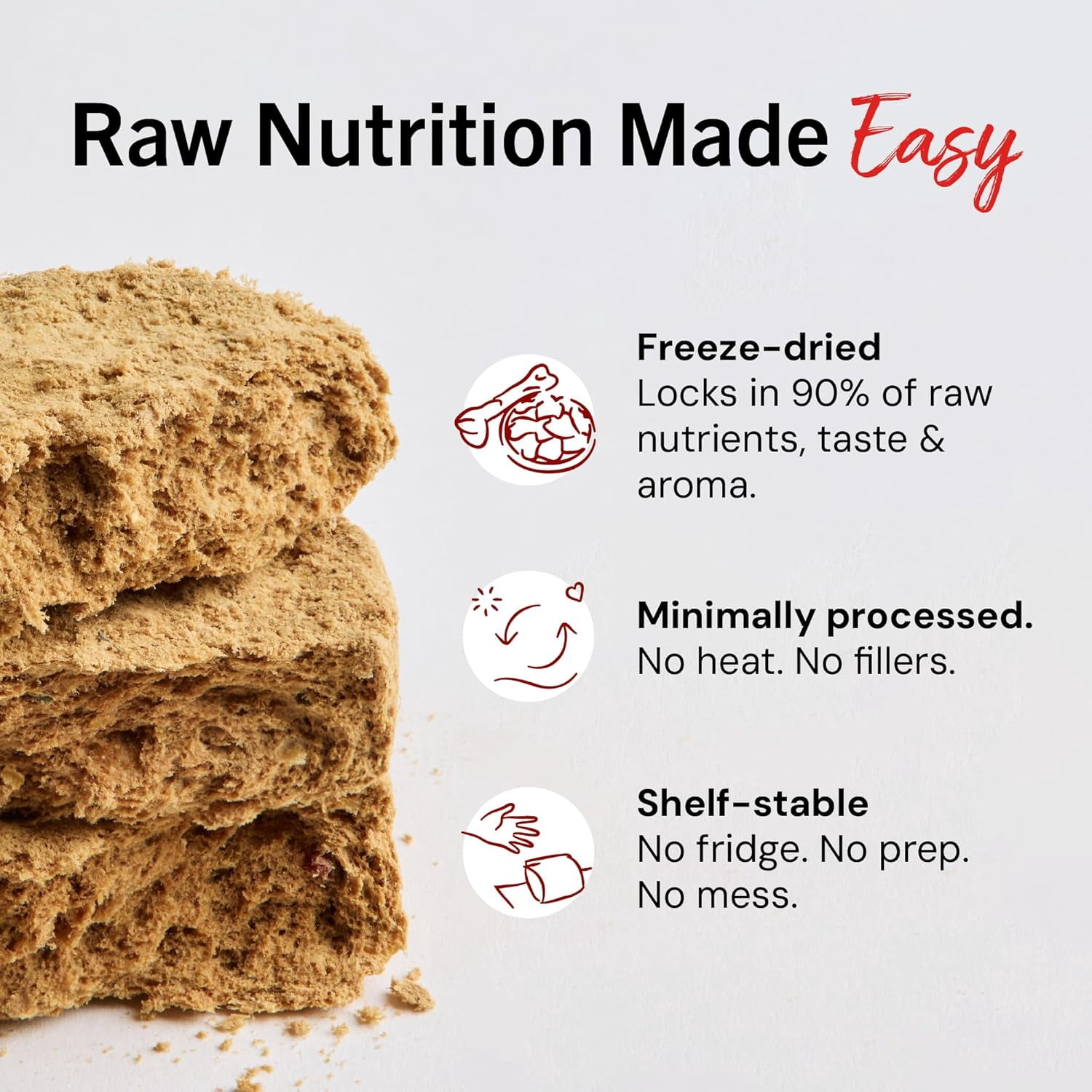 Stella & Chewy's Freeze-Dried Raw Dinner Patties for Dogs - Chewy's Chicken Recipe - 14 Ounce Bag