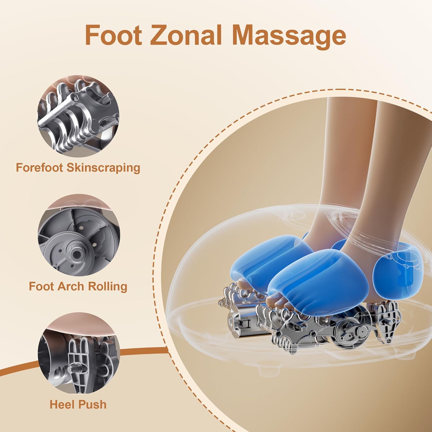 Deluxe Electric Foot Massager with Soothing Heat, Full Airbag Wrap and Deep Kneading Shiatsu Nodes for an At-Home Spa Experience, Perfect Relaxation Gift