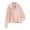 Pink, variant on ShiShine Women's Sun Protection Long Sleeve Zip Up Jacket Lightweight Loose Casual Collared Sun Shirts Top with Pockets