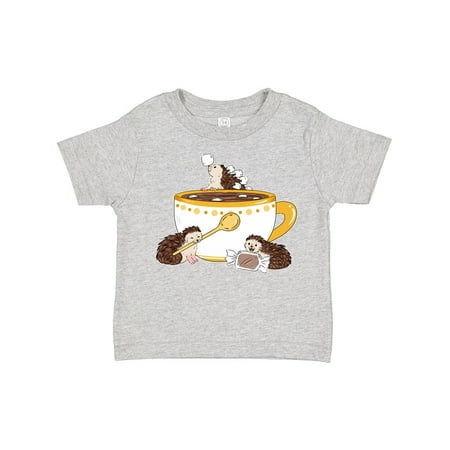 

Inktastic Cute Hot Chocolate Hedgehogs Boys or Girls Toddler T-Shirt