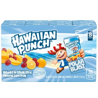 PR Hawaiian Punch Pollar Blast Flavor Juice, 8 pack, 54oz, Shelf