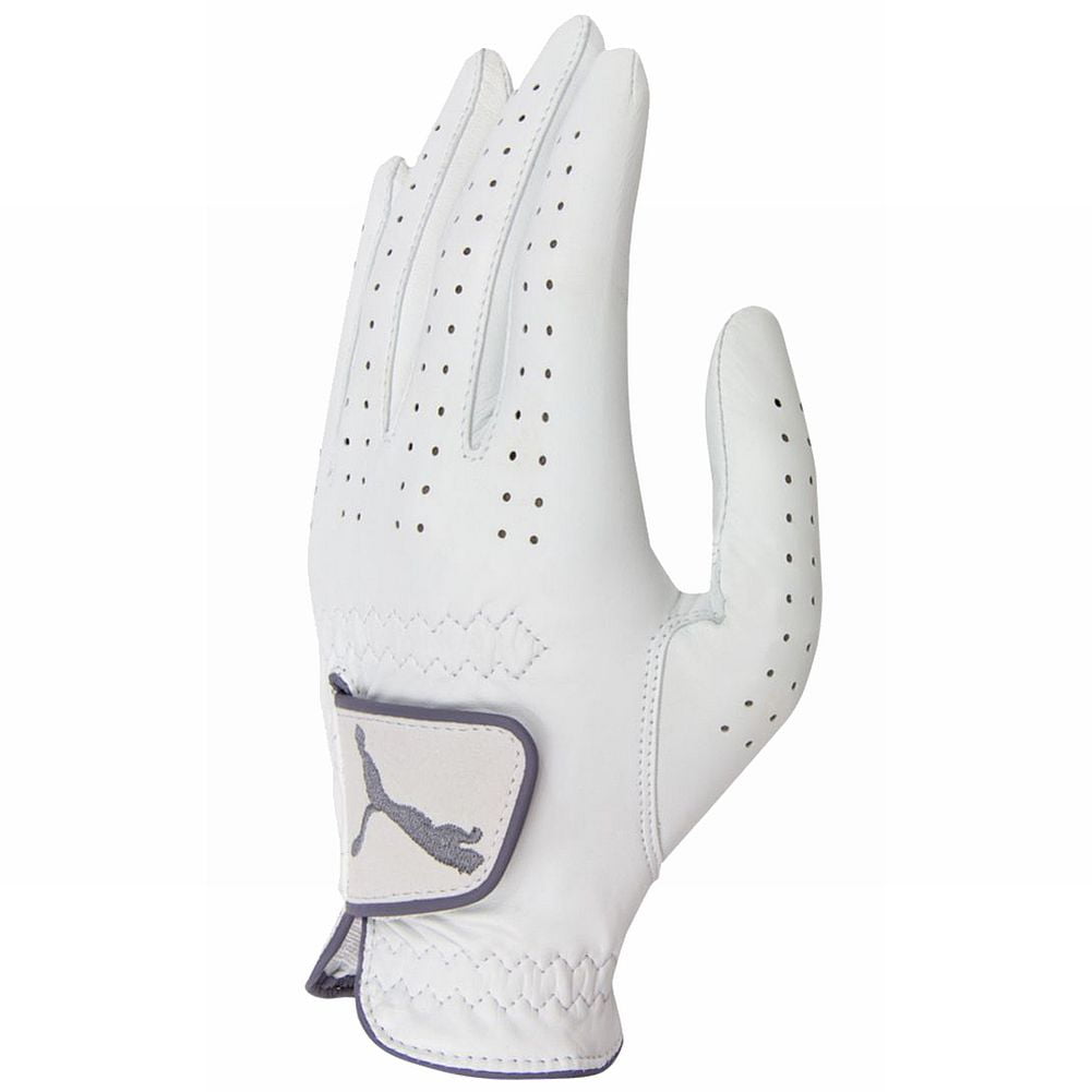 Puma Pro Performance Leather Golf Glove (Women's LEFT, White FS) New by Puma