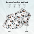 thumbnail image 2 of Fotbe Cool Chicken Sombrero Tipo Pescador con Estampado – Sombrero de Sol de Algodón de Moda para Playa, Golf, Pesca, 2 of 6