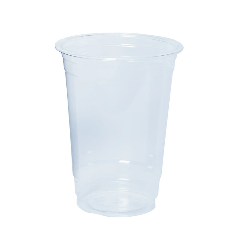 Comfy Package [100 Pack - 10 oz.] Crystal Clear PET Plastic Cups