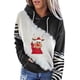 thumbnail image 4 of Sudaderas Navideñas de Cuello Redondo Para Mujer, Blusa de Manga Larga Con Estampado Navideño Informal A La Moda, Jersey de Bolsillo, Sudaderas Con Capucha, Tops Odeerbi ODB199130, 4 of 5
