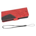 thumbnail image 1 of Funda tipo billetera con tapa para teléfono Funda tipo billetera de cuero PU con cierre magnético para teléfono con tarjetero para Samsung S22 Hombres y mujeres Rojo, 1 of 10