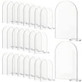 thumbnail image 1 of Letrero de Arco Acrílico Transparente, 25 Packs de Letreros Acrílicos en Blanco con Soporte, Letrero de Recepción DIY para Números de Mesa, Bodas, Fiestas, Eventos, Restaurantes, 1 of 8