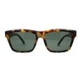 thumbnail image 3 of Womens Boyish Horn Rim Retro Fashion Sunglasses Tortoise Green, 3 of 4