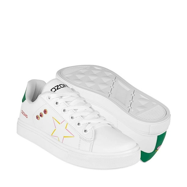 TENIS DAMA CAPA DE OZONO 622501 SIMIPIEL BLANCO Capa De Ozono 622501