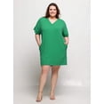 thumbnail image 5 of Plus Size V Neck Pocket T Shirt Dress, 5 of 9