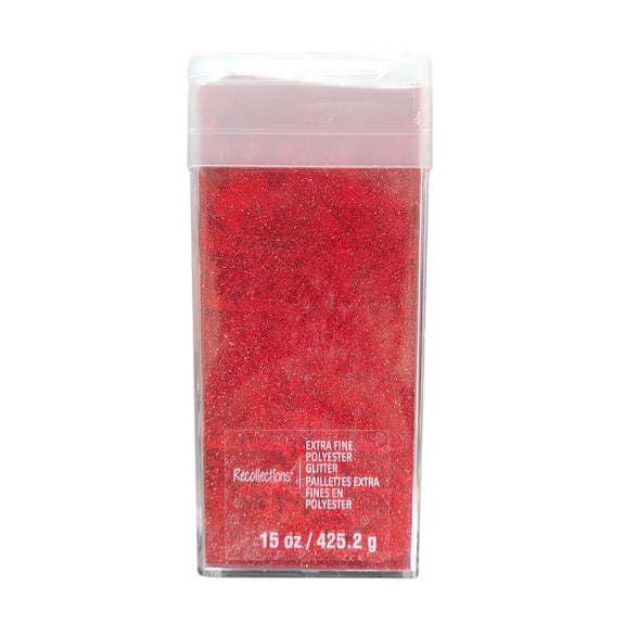 Recollections Extra Fine Polyester Glitter, 12 Pack