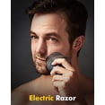 thumbnail image 4 of Prozing Head Shaver for Bald Men, 6D Electric Shaver for Men IPX7 Waterproof Cordless Razor with Magnetic Detachable Head Blue, 4 of 8