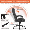 thumbnail image 6 of BestOffice Big & Tall Pu Leather Ergonomic High Back Executive Office Chair Black, 6 of 7