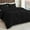 Black, variant on 1 Piece Honeycomb Design Comforter, 800 TC, 100% Egyptian Cotton, King/California King Size Navy Solid