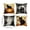 C, variant on Lzobxe 4 Pack Halloween Pillowcases, Decorative Outdoor Cushion Cover, 45x45cm Ghost Pumpkin Throw Pillow Cover for Sofa Couch Home Party Decor