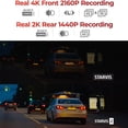 thumbnail image 3 of Dash cam THINKWARE U3000 PRO 4K frontal con radar, GPS y Wi‑Fi, 3 of 7