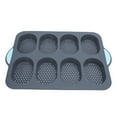 thumbnail image 1 of Silicone French Bread Baking Pan Nonstick Perforated Cake Pan Heat with Anti Slip Handles Bread Pan for Baking Silicone Bread Pan French Bread Loaf Pan Nonstick Bread Pan Cake, 1 of 7