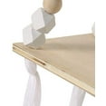 thumbnail image 4 of Fymlhomi Wall Floating Shelf Decorative Swing Hanging Rope Nordic Display Shelves Wall Mounted for Home Storage Organizer Decoration with Tassel&Wooden Plank for Bedroom Living Room Bathroom (White), 4 of 5