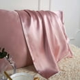 thumbnail image 5 of DISANGNI 100% Mulberry Silk Silk Pillowcase, Used for Hair and Skin, Envelope Type, Silk on one Side and Tencel on The Other Side, 1pc (Pink, 1 pc King Size 20"x36"), 5 of 7