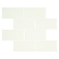 thumbnail image 2 of (5 pack) Mainstays White 3 in. x 6 in. Subway Peel & Stick Mosaic Wall Tile (2.76 Sqft / pack), 2 of 12