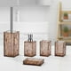 thumbnail image 5 of Juego de accesorios de baño acrílicos de 5 uds, conjunto esencial de baño, juegos de accesorios de baño elegantes para apartamento Marrón claro Soledad  Bote de basura, 5 of 9