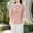 Pink Tops for women, variant on Women's Loose Slim Three-quarter Sleeve Top Soft Comfortable Fashionable Casual Round-Neck Blouse Great for Daily Work Holiday Stylish Street Look White XXXL