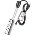 thumbnail image 2 of Calentador de agua de inmersión para bañera de piscina, protector de acero inoxidable, calentador de agua portátil anti-escaldaduras que calienta rápidamente 5 galones de agua en minutos con función, 2 of 5