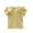Yellow, variant on Nmmacb Kids Girls T-Shirt Summer Solid Color Tee Short Sleeve Top Short Sleeve Ruffle Sleeve Tee Size 1-9Y