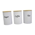 thumbnail image 3 of simhoa Airtight Kitchen Canisters Set Fashion Pantry Jars for Cereals Cookies Hotel White, 3 of 8