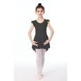 thumbnail image 2 of Yuyuekeji Girls Dance Ballet Leotards,Kids Ruffle Sleeve Tutu Skirted Dress 4-11 T, 2 of 6
