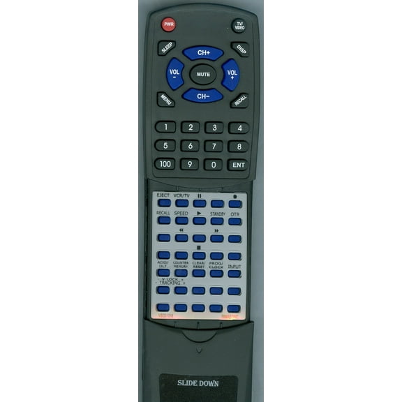 Replacement Remote for PANASONIC RTVSQS1018, VSQS1018, PV4101