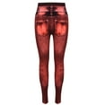 thumbnail image 6 of Gvmfive Women's Leggings Fake Denim Print High Waist Jeggings Pants, 6 of 8