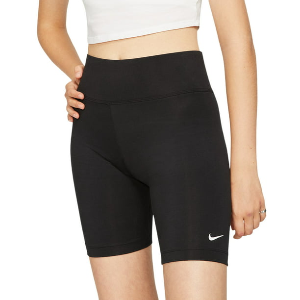 Nike Women's Athletic Sportswear Leg-A-See Bike Shorts, Black, - Walmart.com