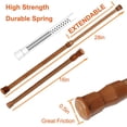 thumbnail image 2 of 2 Pack Small Tension Rods 15.7 in to 28 Curtain Rods Window Rods in Extendable Width Spring Cupboard Bars for Kitchen Utensils, Closet, and Cabinet, Fit in The Spaces to Stay Up, 2 of 7