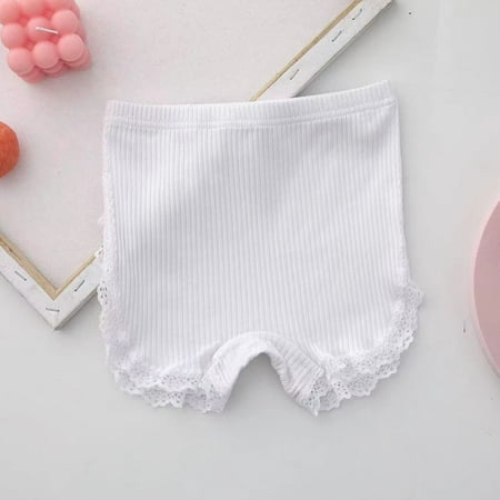 Bnwani Toddlers Underwear Underpants Kids Flash Deals Cotton Toddler Panty White 8 T