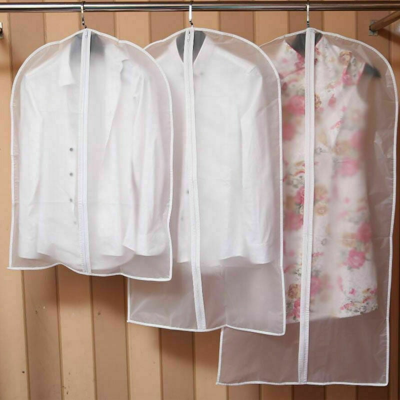 6 x Garment Bag Suit Storage Cover Dress Clothes Coat Dustproof Protector Travel