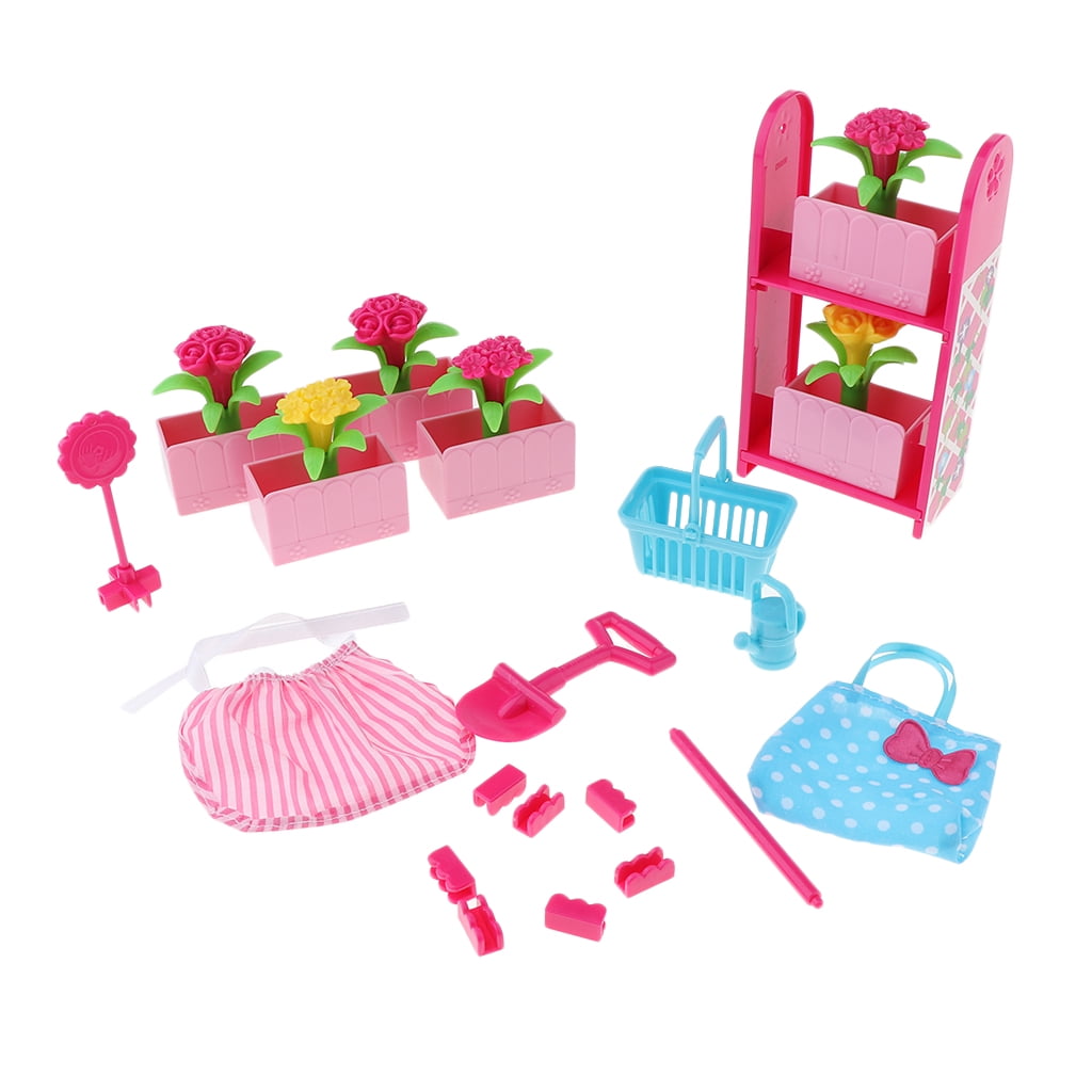 Plastic Doll Garden Furniture Set for 1/6 Doll Kids Pretend Play Toys Walmart Canada