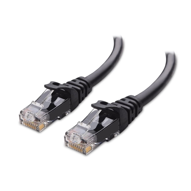 Cable Matters Cable Ethernet Cat 6 Sin Enganches De 10 Gbps, 10 Pies (Cable Cat 6, Cable Cat6, Cable De Internet, Cable De Red) En Negro