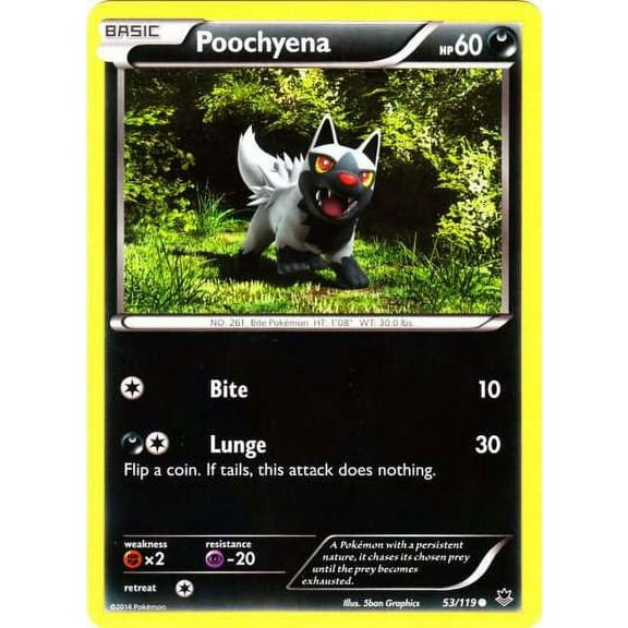 Pokemon Phantom Forces Common Poochyena #53