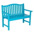 thumbnail image 3 of Shine Company Belfort Garden Bench - Turquoise, 3 of 7