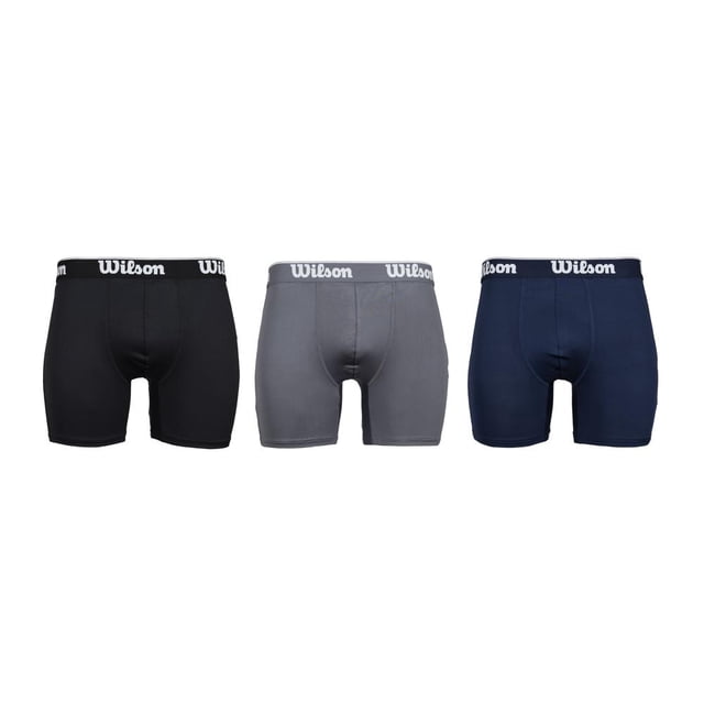 Bóxer Wilson para Hombre Liso 3 Piezas Multicolor Talla G