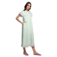 thumbnail image 3 of Moomaya Chemise de Nuit d'Allaitement à Col Rond Imprimée pour Femmes en Coton, 3 of 6