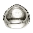 thumbnail image 5 of Primal Steel Stainless Steel Antiqued Cross Ring, 5 of 11