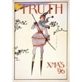 thumbnail image 3 of Ernest Haskell 14x18 Black Modern Framed Museum Art Print Titled - Truth for Xmas ’96 (1896), 3 of 5