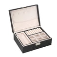 thumbnail image 2 of SPRING PARK Two Layer Jewelry Display Storage Holder Case Jewelry Box Organizer for Women Girls, 2 of 7