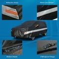 thumbnail image 4 of Holthly SUV Car Cover Waterproof All Weather for Automobiles,Size A11 SUV Fit 191 to 200 inch,Silver, 4 of 7